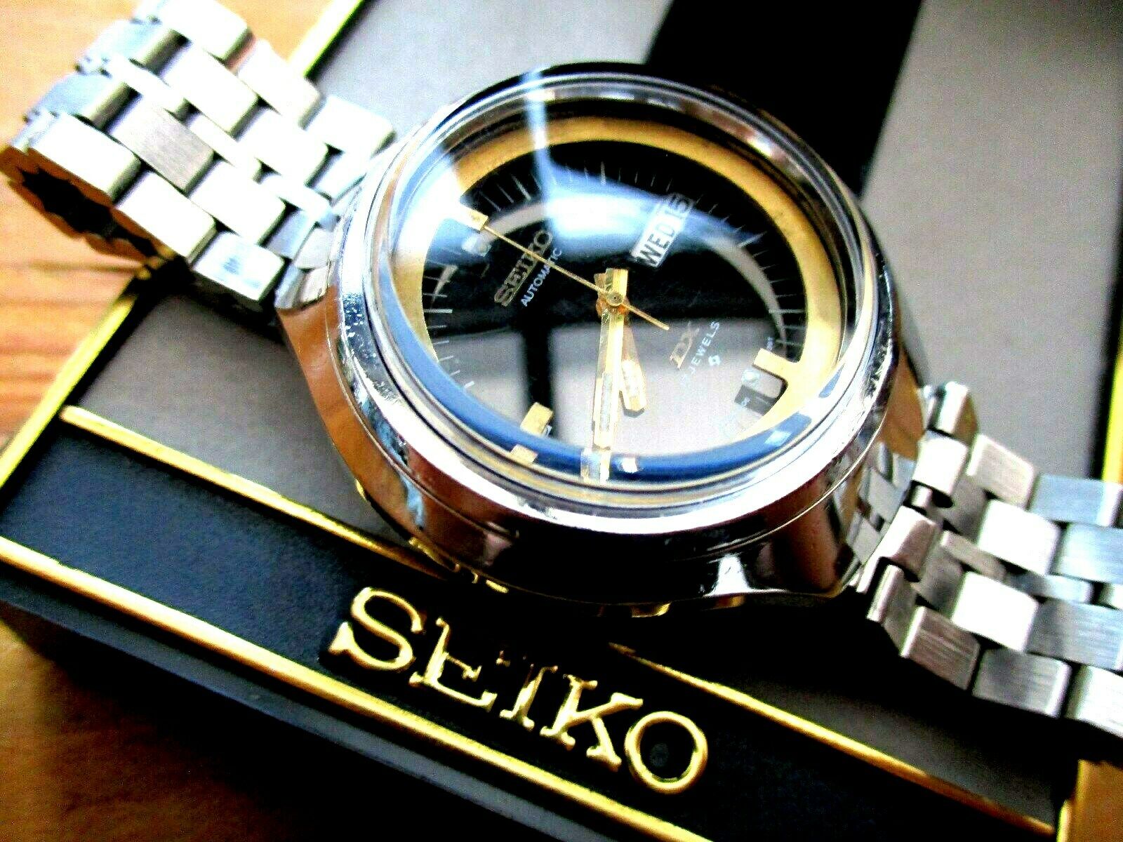 Very Rare Vintage Men s SEIKO DX 17 jewel model 6106 7689