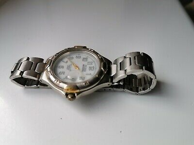 MENS GUESS WATERPRO INDIGLO 50 METRES 165 FEET CALENDAR QUARTZ