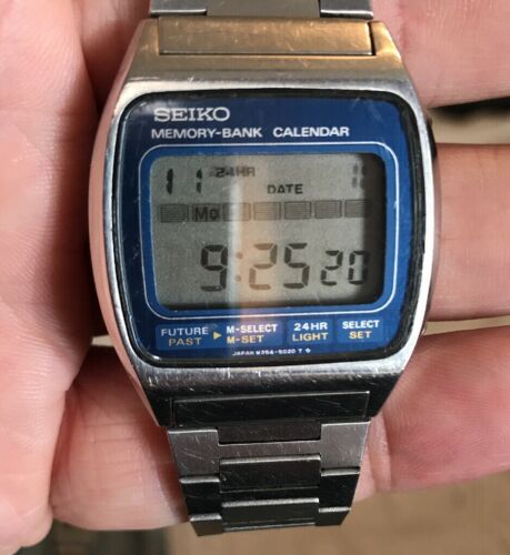 Vintage Seiko M354-5020 Memory-Bank Calendar | WatchCharts Marketplace