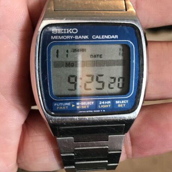 ✨SEIKO✨M354-5020✨ヴィンテージ✨Calendar✨腕時計✨ Vintage Seiko M354-5020 Memory-Bank Calendar | WatchCharts Marketplace