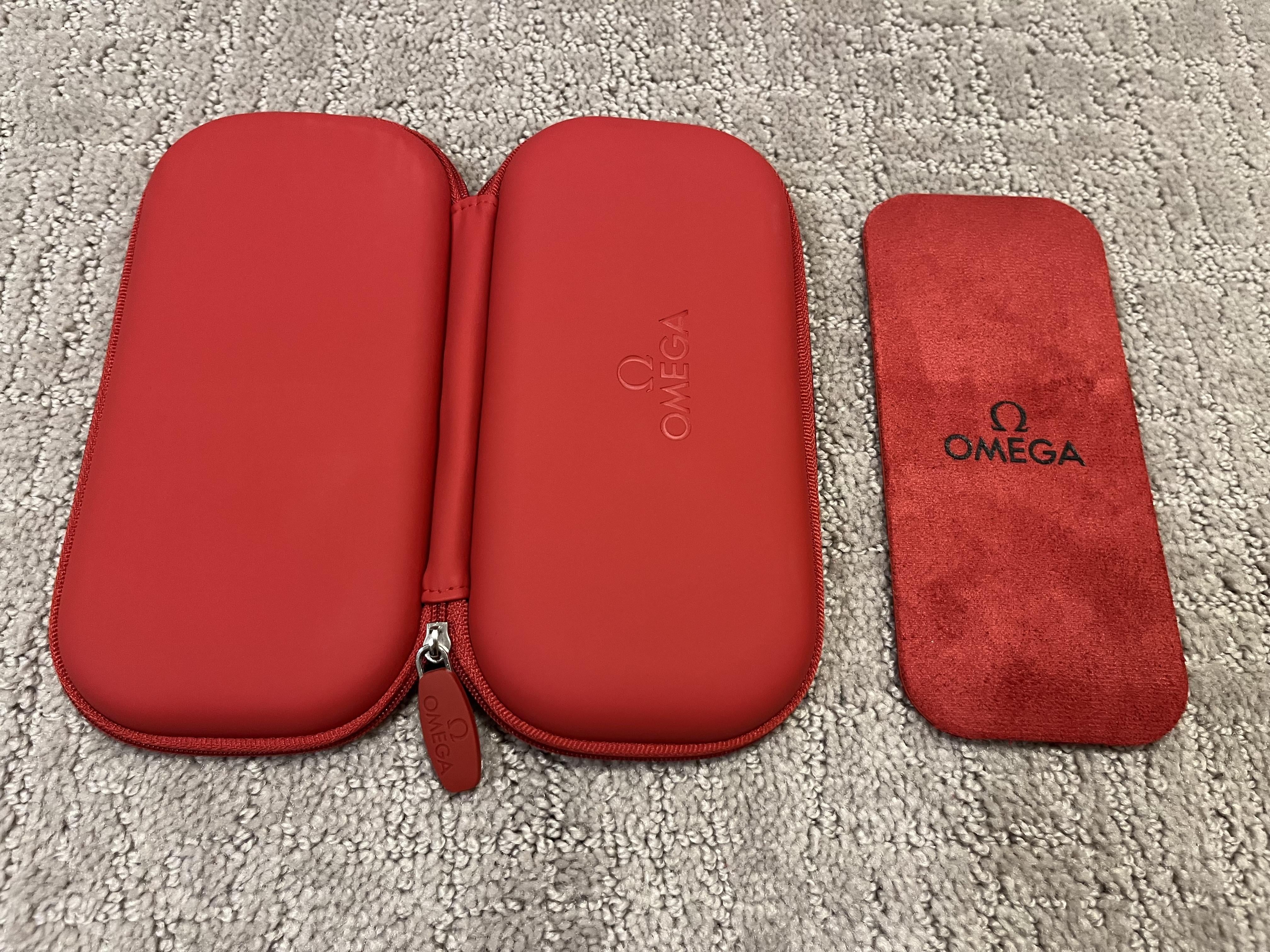 Omega watch travel online pouch