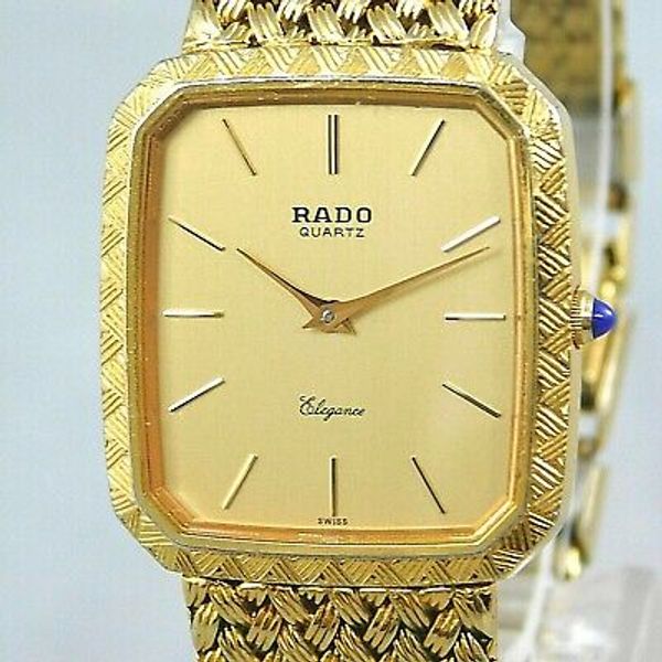 RADO Elegance ゴールド メッシュバンド RADO Elegance ゴールド メッシュバンド