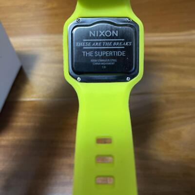 Nixon Supertide Neon Yellow | WatchCharts Marketplace