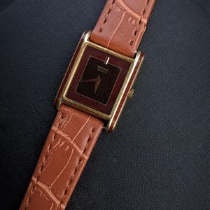 wts] Vintage Seiko 2320 678A Red ????Dial Lady Quartz ✨Watch