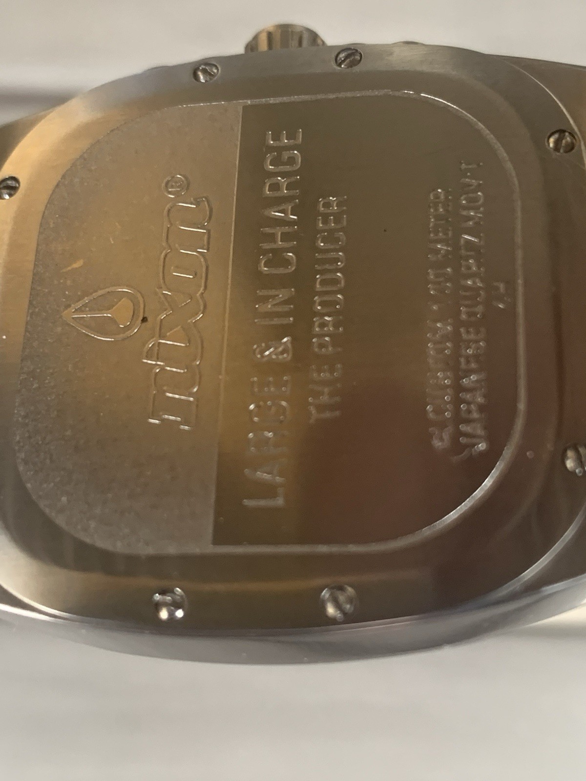 希少 NIXON LARGE ＆ IN CHARGE THE PRODUCER NIXON LARGE & IN CHARGE THE PRODUCER .CHONOGRAPH MENS WATCH. NEW