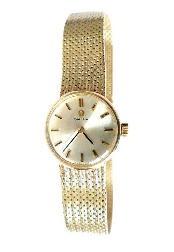 Vintage 9ct gold hotsell omega ladies watch