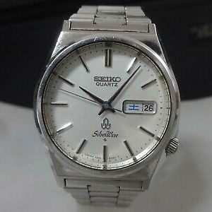 Vintage 1979 SEIKO Quartz watch [Silver Wave] 7546-8340 Original band |  WatchCharts