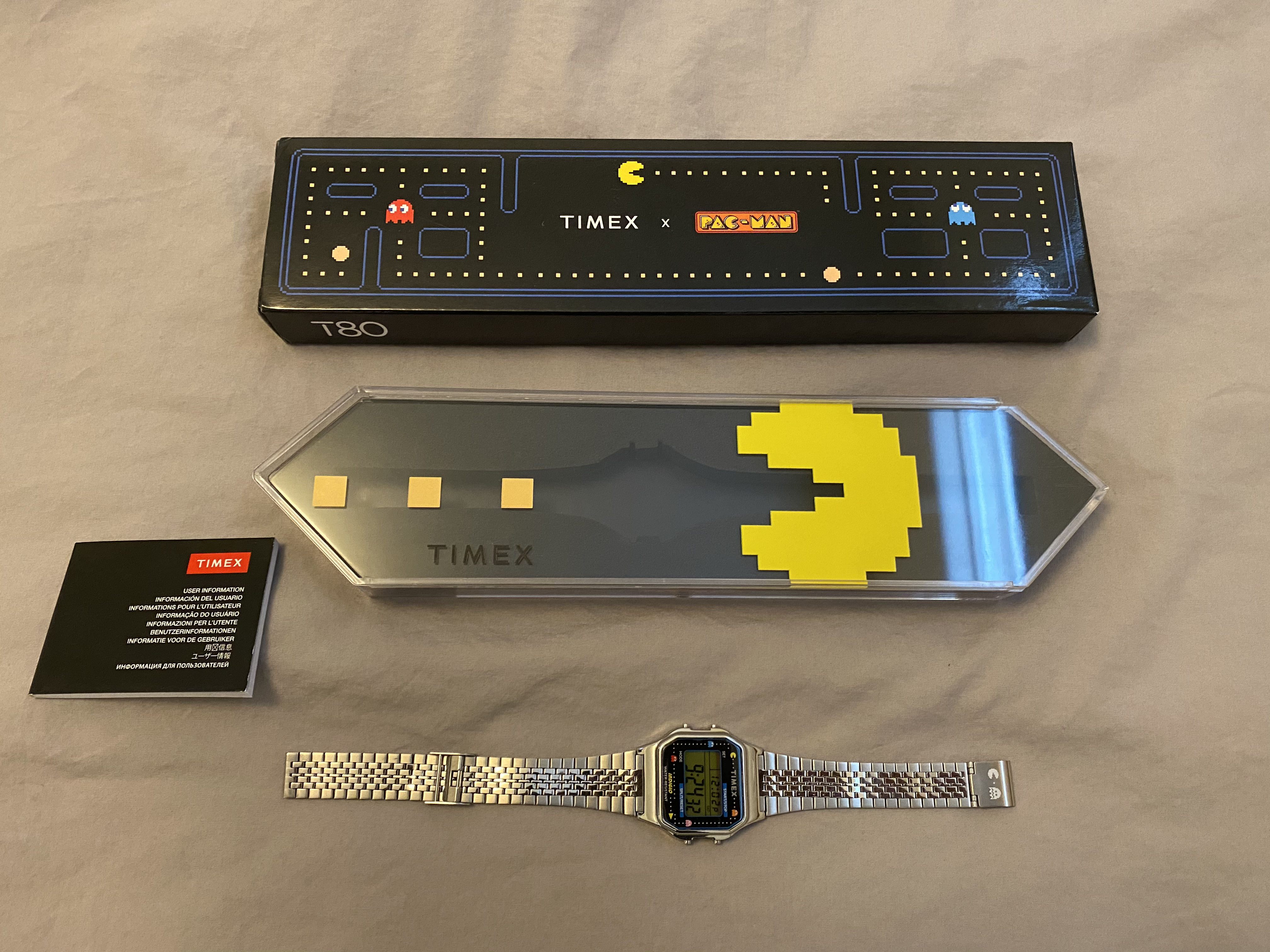 For Sale Timex T80 Pac Man | WatchCharts Marketplace