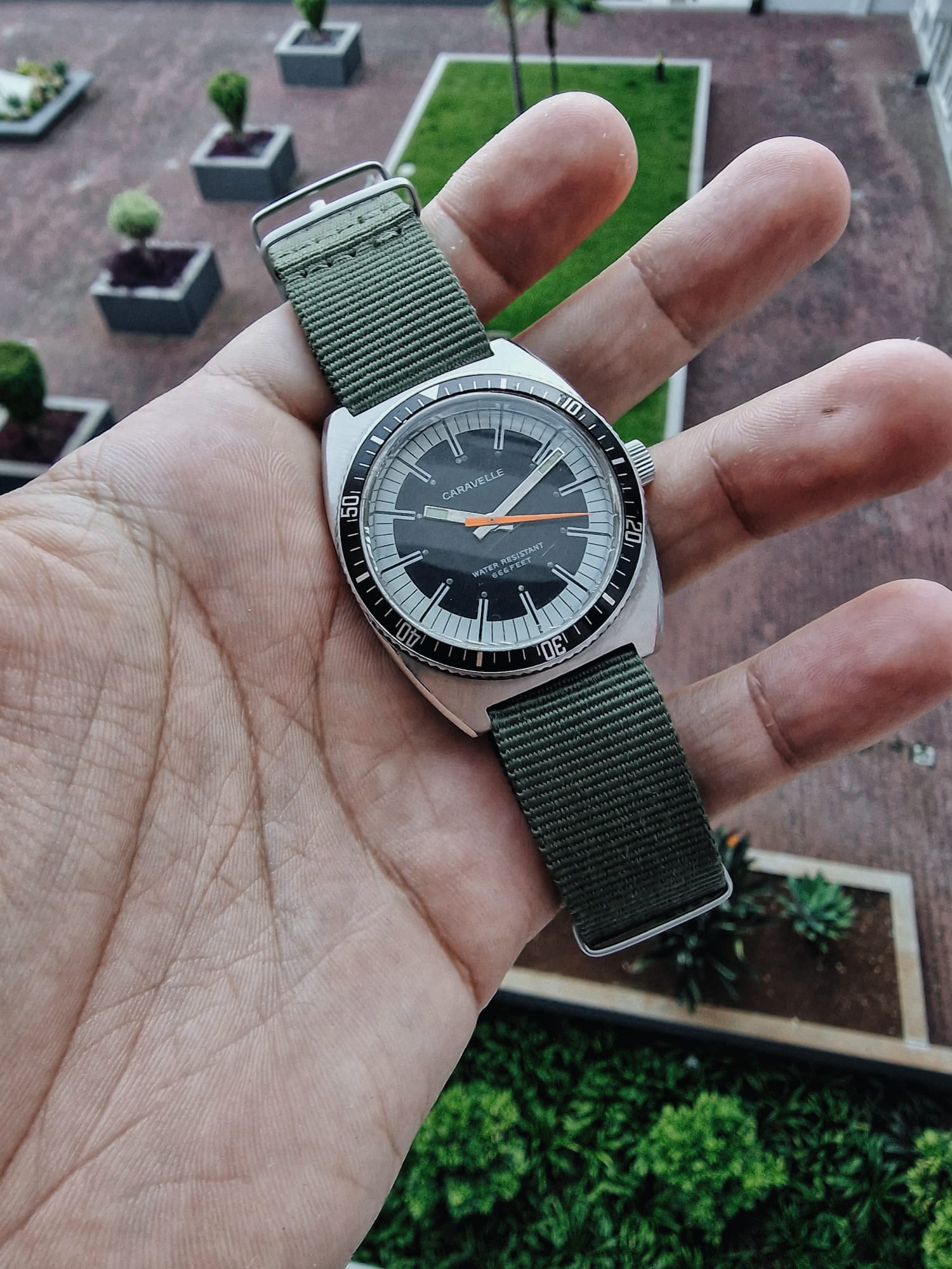 Caravelle 666 diver sales watch