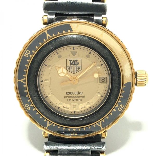 tag heuer blue gold watch