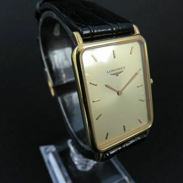 LONGINES Quartz Watch 140 / 7426 La Grande Classique 18K Gold Plated ...