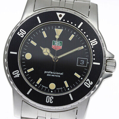 TAG HEUER Professional 200 929.206G Date Black Dial Quartz Men s