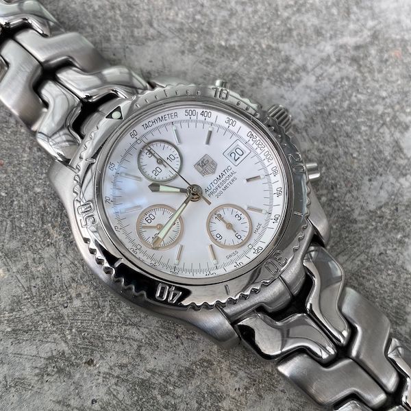 42mm Tag Heuer Link Chronograph Stainless CT2112 Automatic  display picture 3