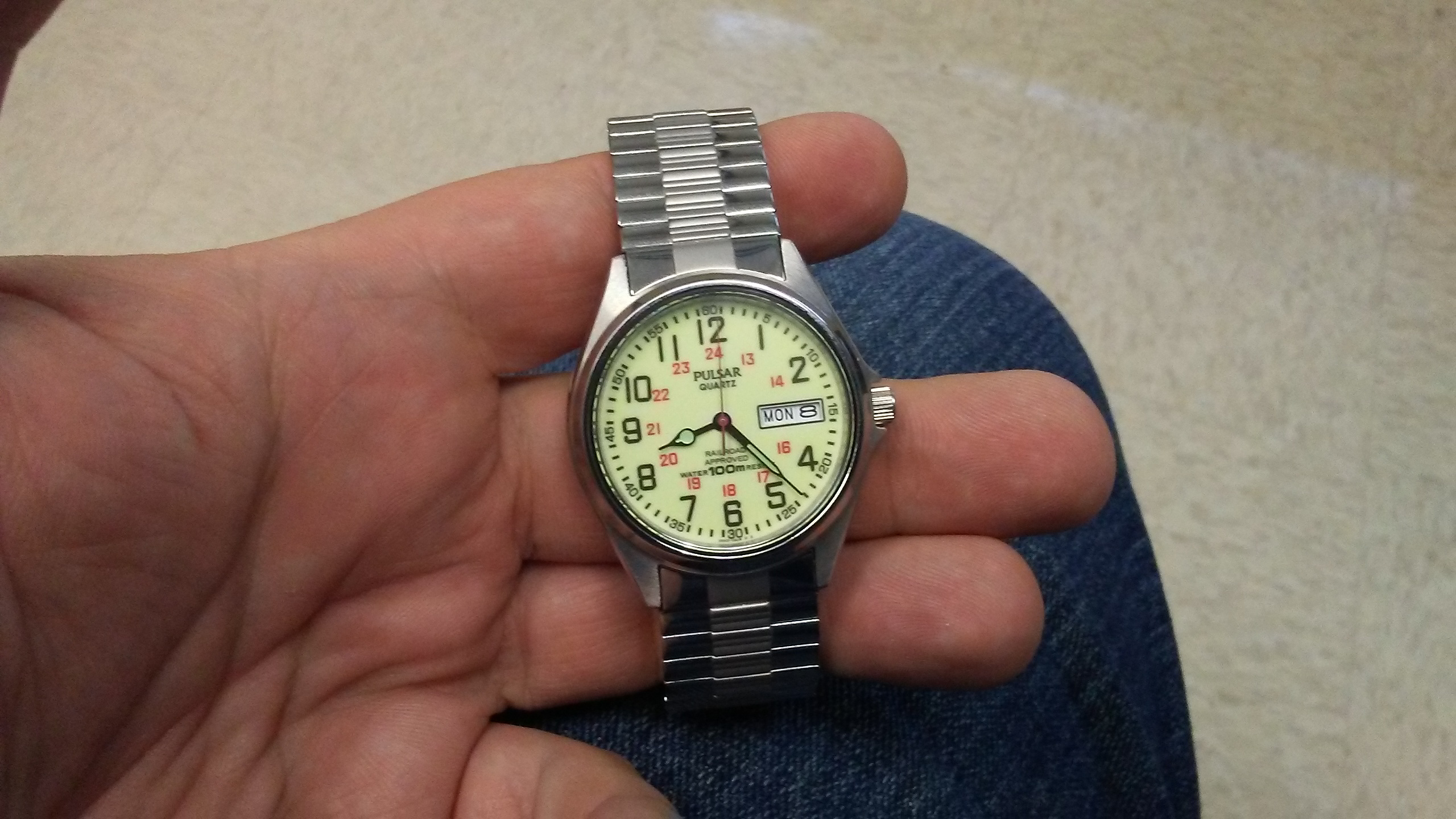 Pulsar railroad outlet watch