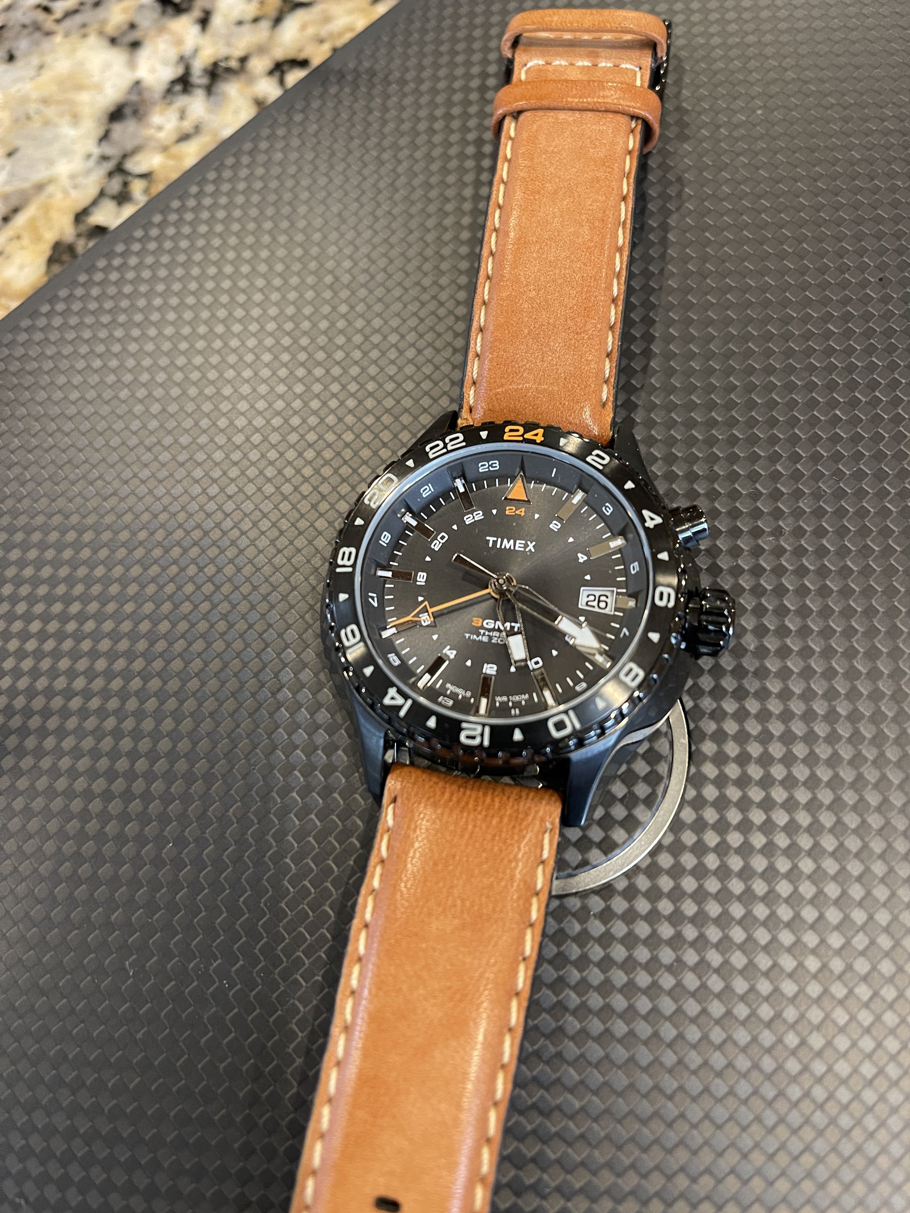 Timex 3 gmt hot sale