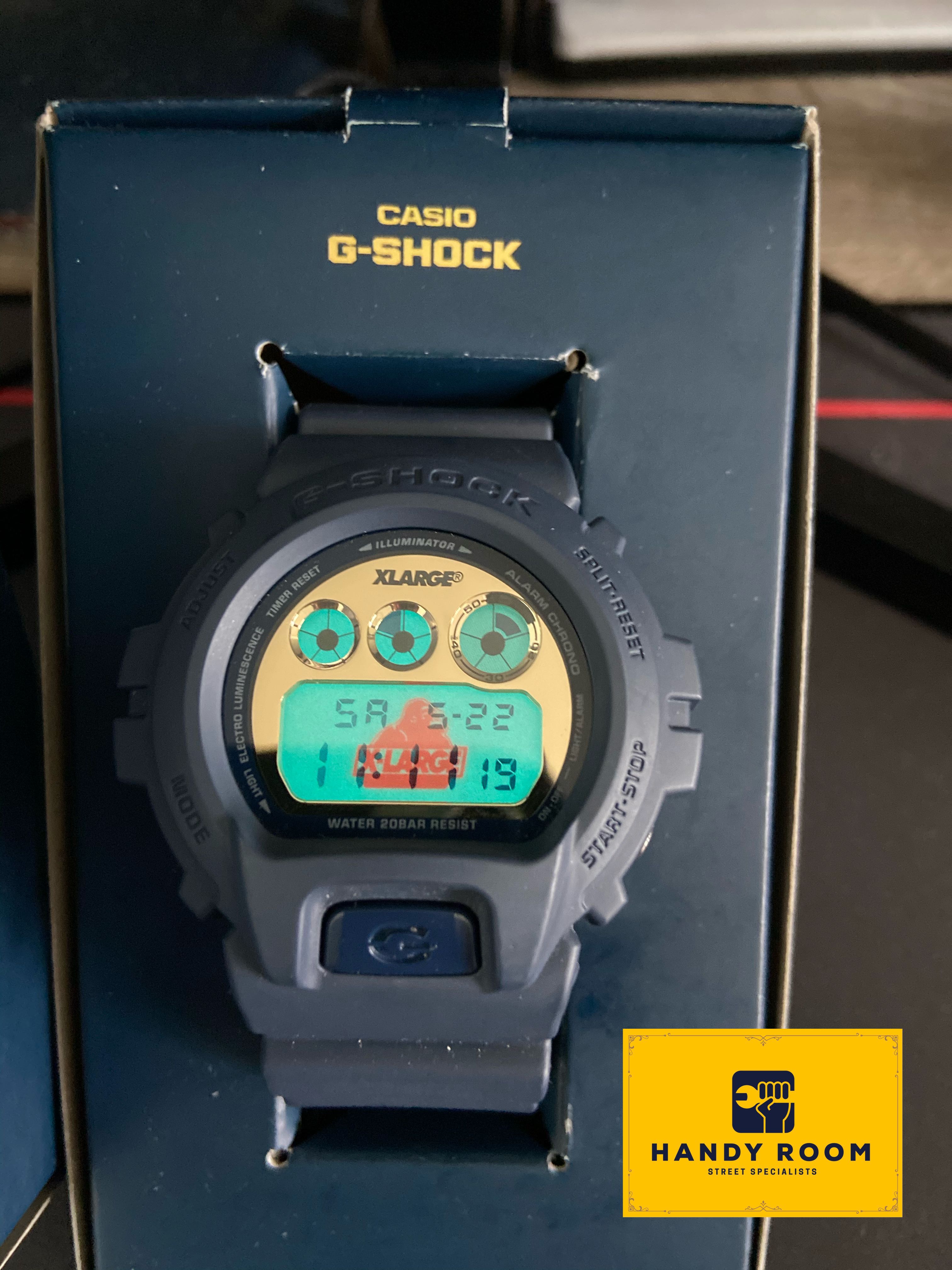 値下げ！　G-SHOCK × XLARGE DW-6900FS 25th CASIO G-SHOCK Dw-6900FS Watch Kawasaki Ninja Collab 25th