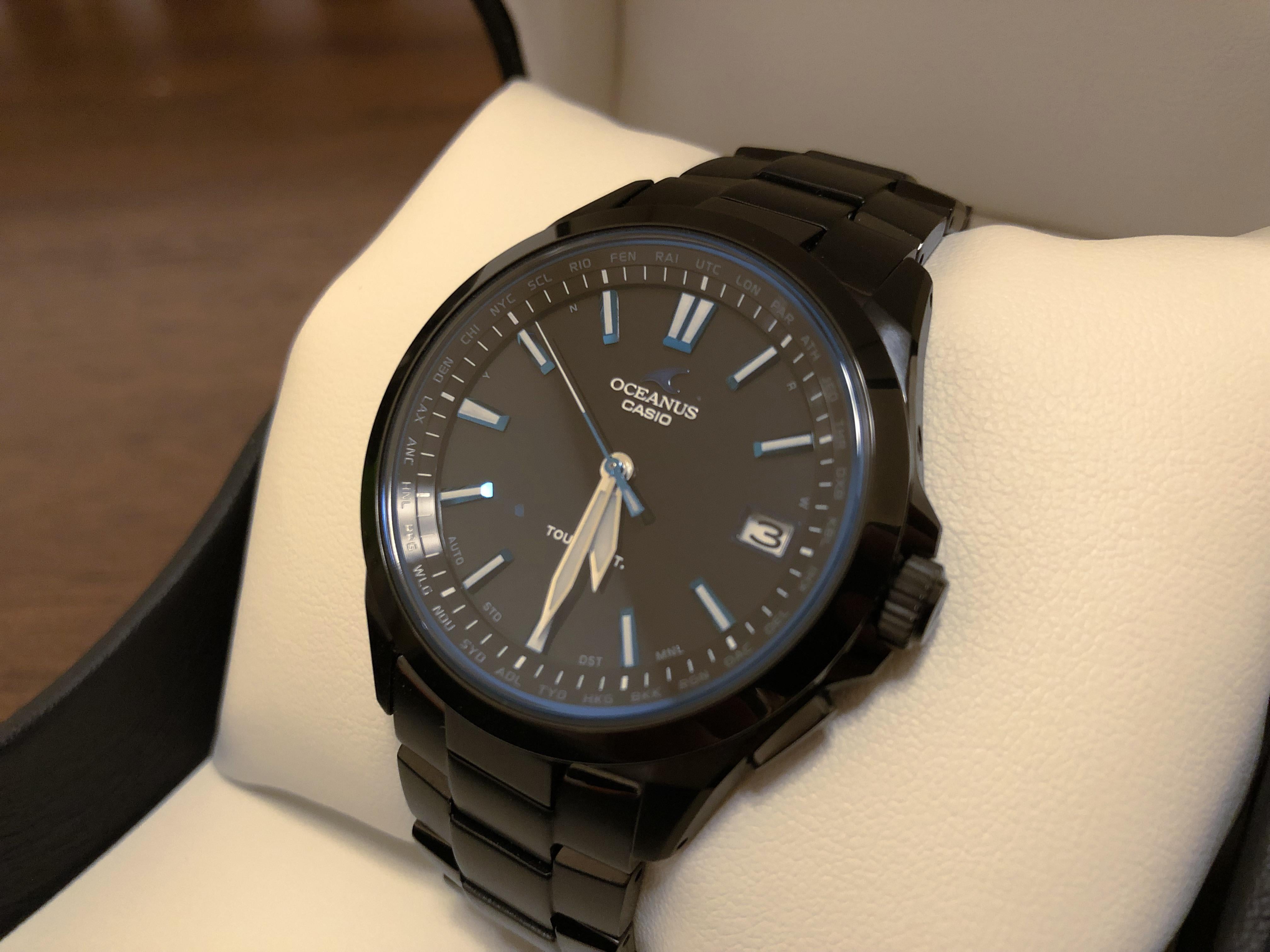 [WTS] Oceanus OCW-S100B-1AJF LNIB Black IP Custom Blue