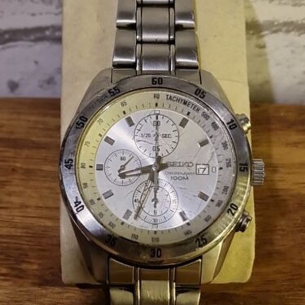 Seiko Chronograph 100m Wstch 7t92 Olvo | WatchCharts Marketplace