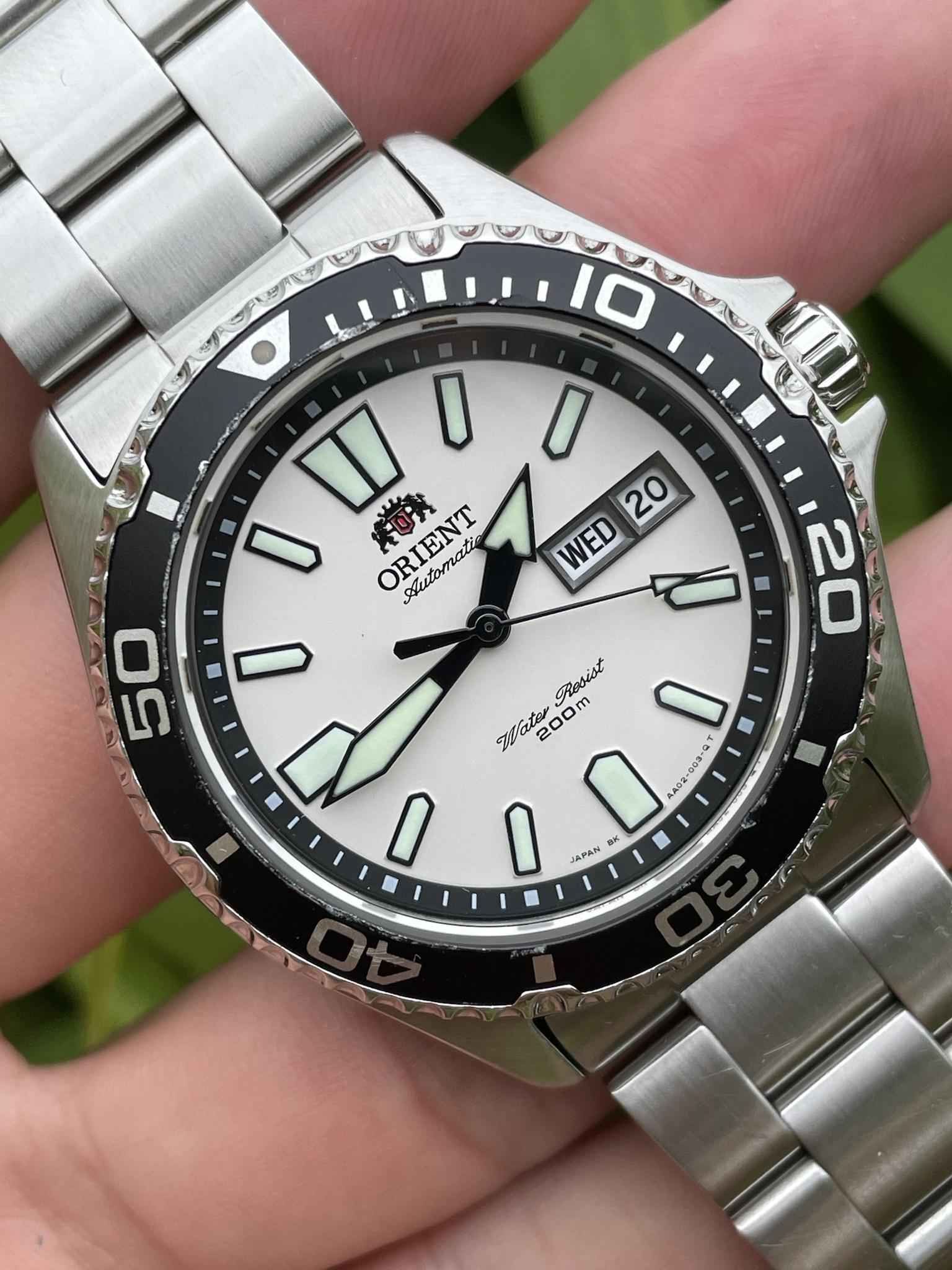 Orient mako 2024 2 white dial