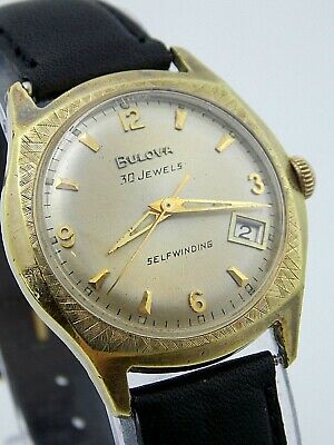 Rare Clean Vintage 1967 Bulova 30 jewel self winding automatic