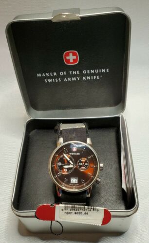 Men s Wenger Swiss Commando City 7471X T Quartz Wrist Watch. NEW