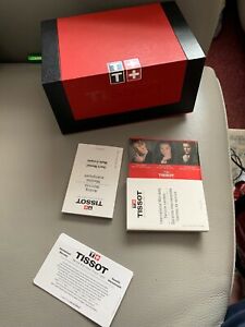 Free shipping Tissot watch large presentation box manual warranty