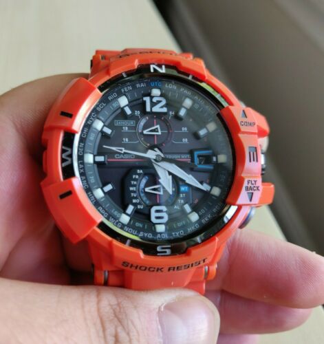 G shock gravitymaster online orange