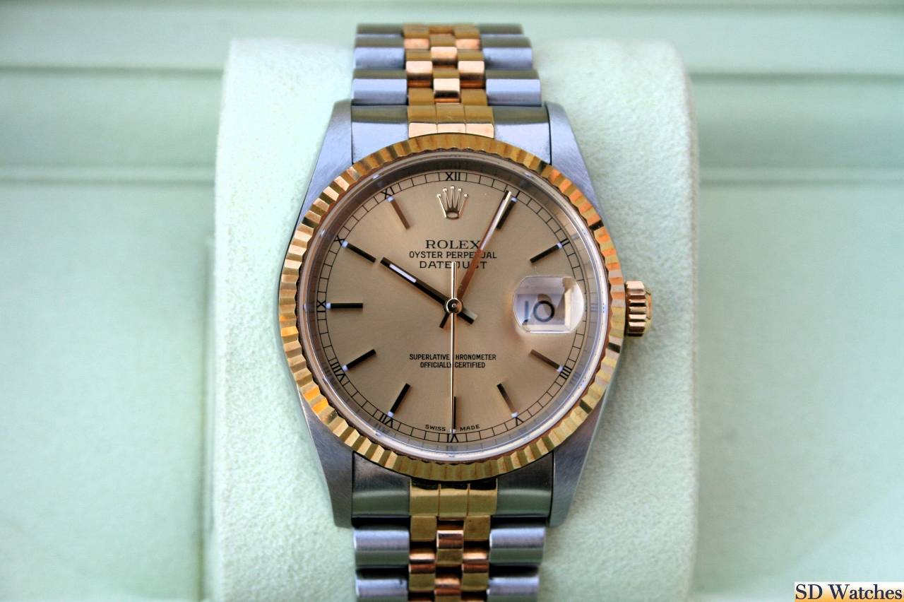 FS Rolex 16233 Datejust 18K SS Men s Watch 36MM WatchCharts CA