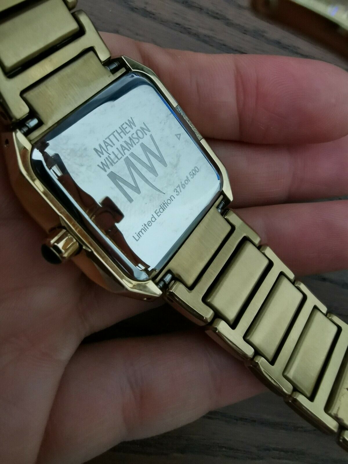 Matthew Williamson Limited edition gold plated bracelet 