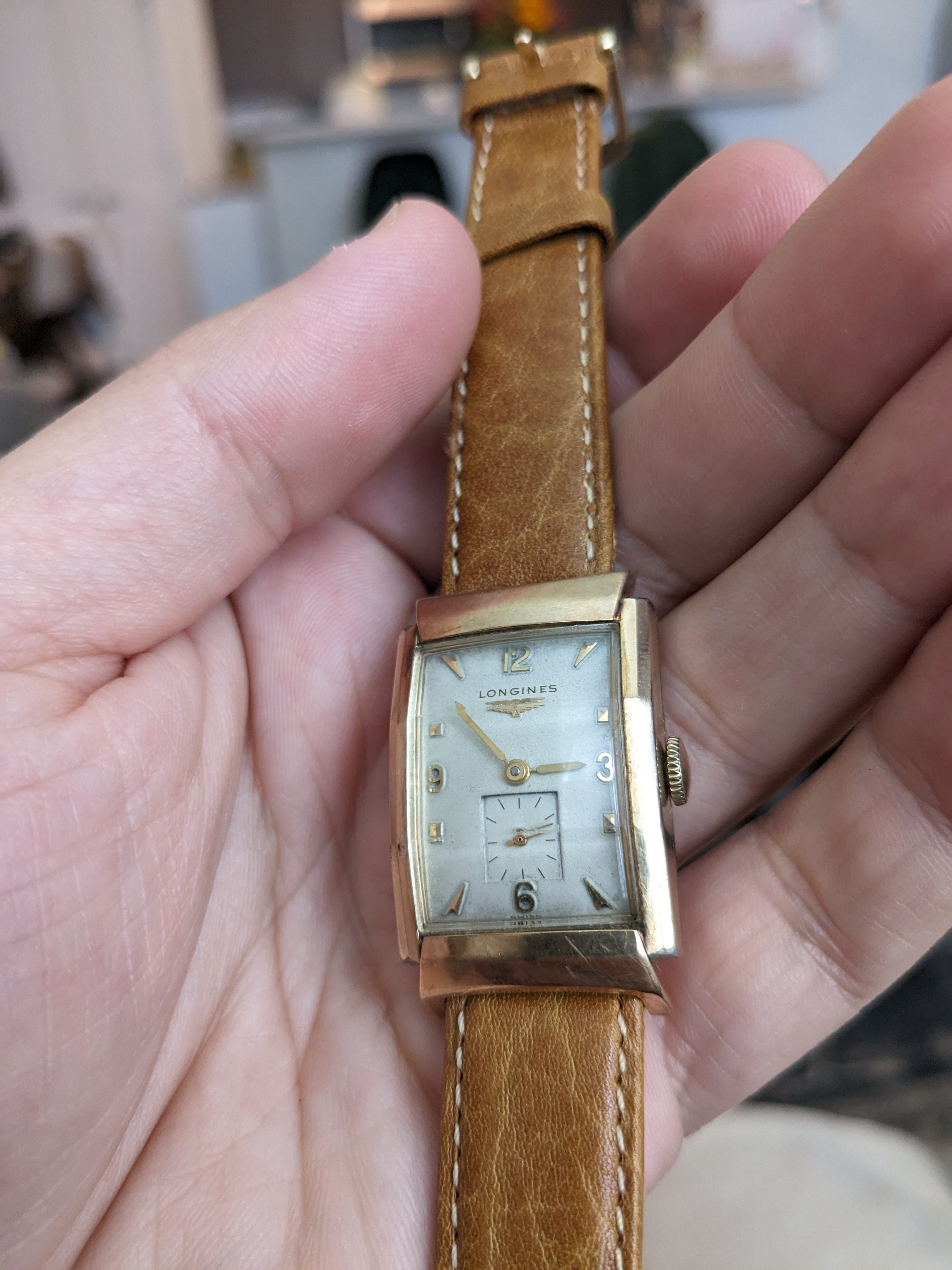 Longines Vintage Tank 10k filled WatchCharts Marketplace