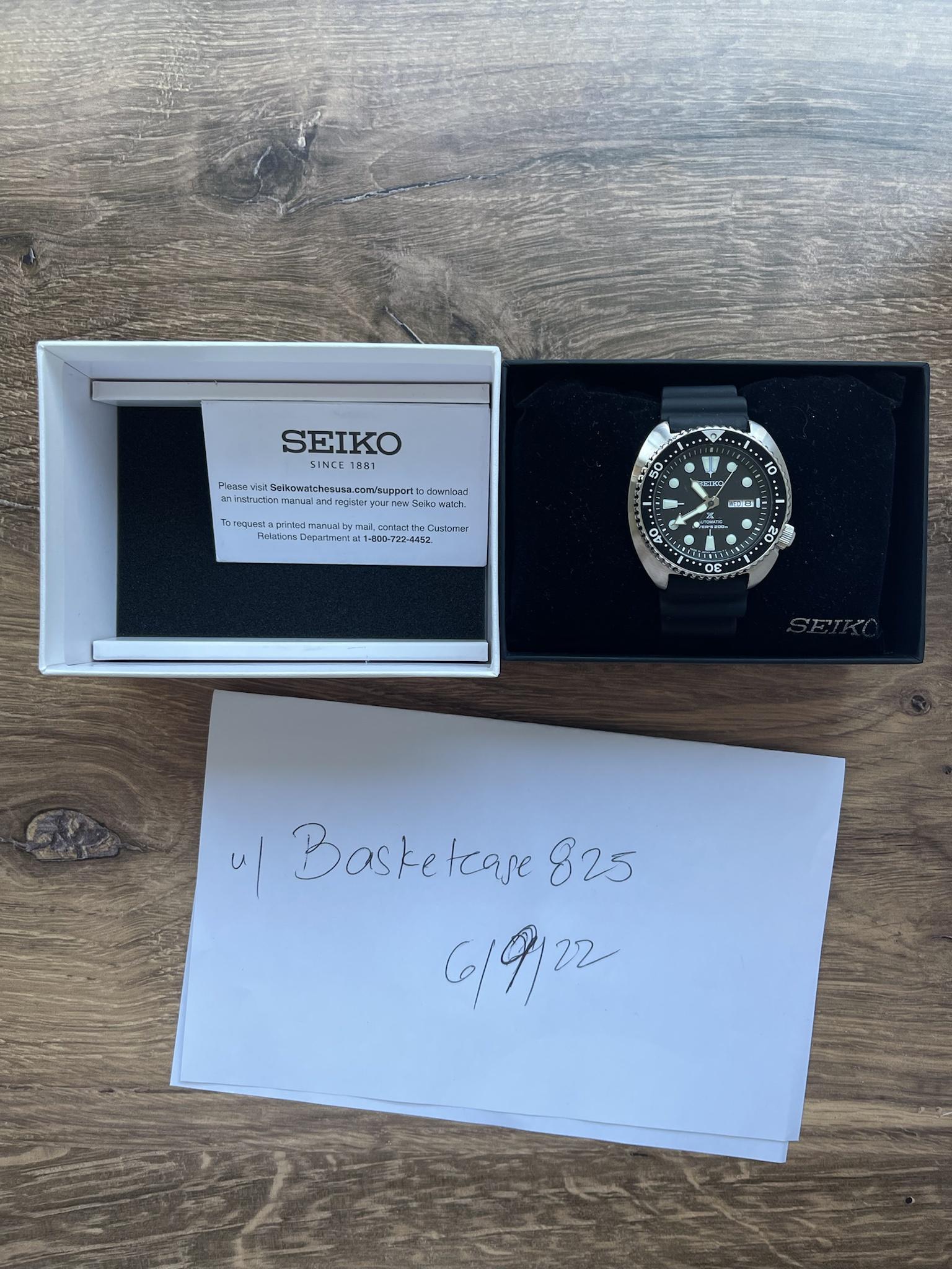 WTS] Seiko Turtle SRP093 aka SRP777 - Full Set, 2 months old, warranty from  Seiko thru Island Watch - $295 shipped | WatchCharts