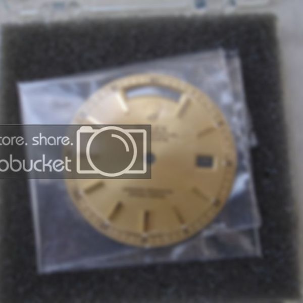 FS Rolex Double Quickset President Day Date Champagne Stick Dial (Dial