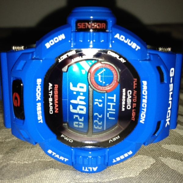 GSHOCK MEN IN EARTH BLUE RISEMAN NON ATOMIC | WatchCharts