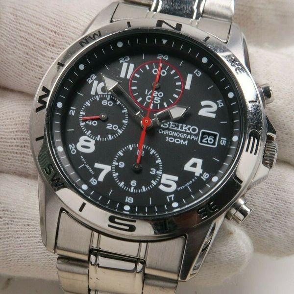 SEIKO CHRONOGRAPH 7T92-0DX0 STAINLESS Mens Watch Japan | WatchCharts