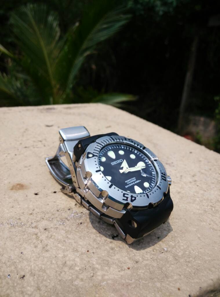 FS Seiko Diver 200m Perpetual Quartz Monster 8F35 0019