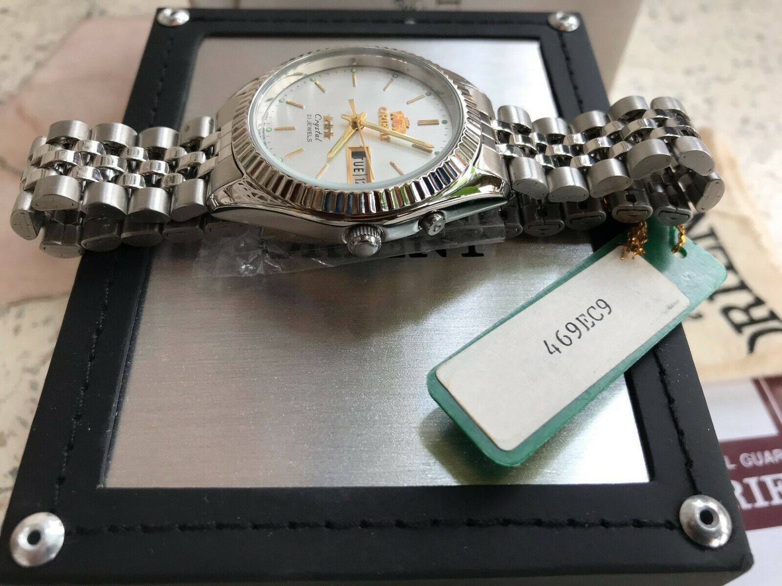 Orient Date Just Automatic Watch (All Silver), Japan