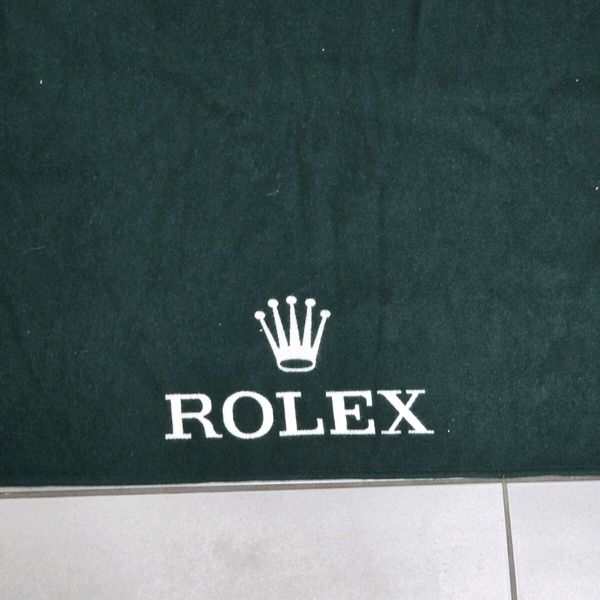 Rolex Area Rug ROLEX Wool & Silk Throw Blanket | WatchCharts Marketplace
