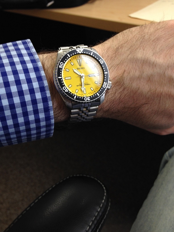 seiko yellow diver