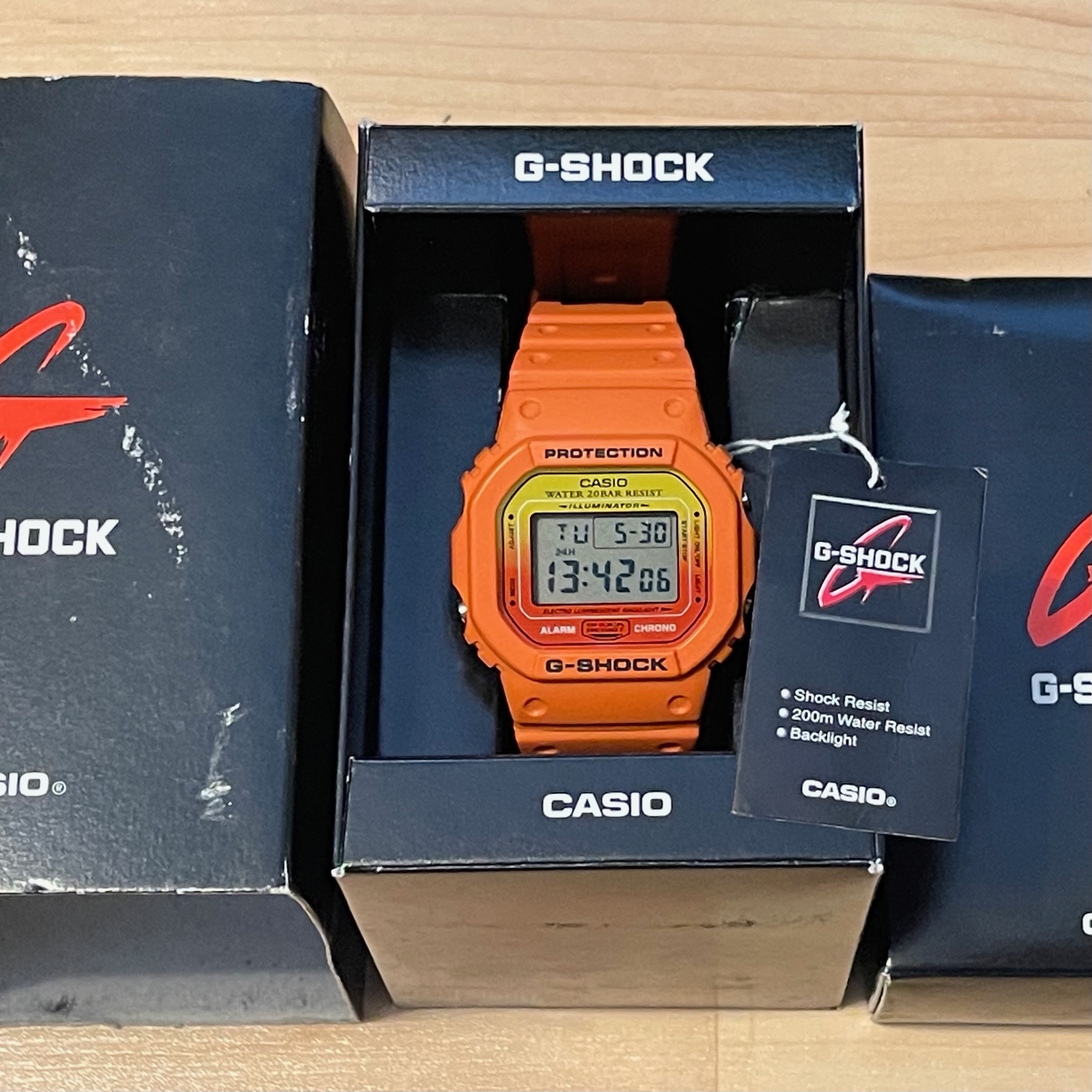 WTS] Casio G-Shock DW-5600LC-4JF Summer Gradation Series Orange