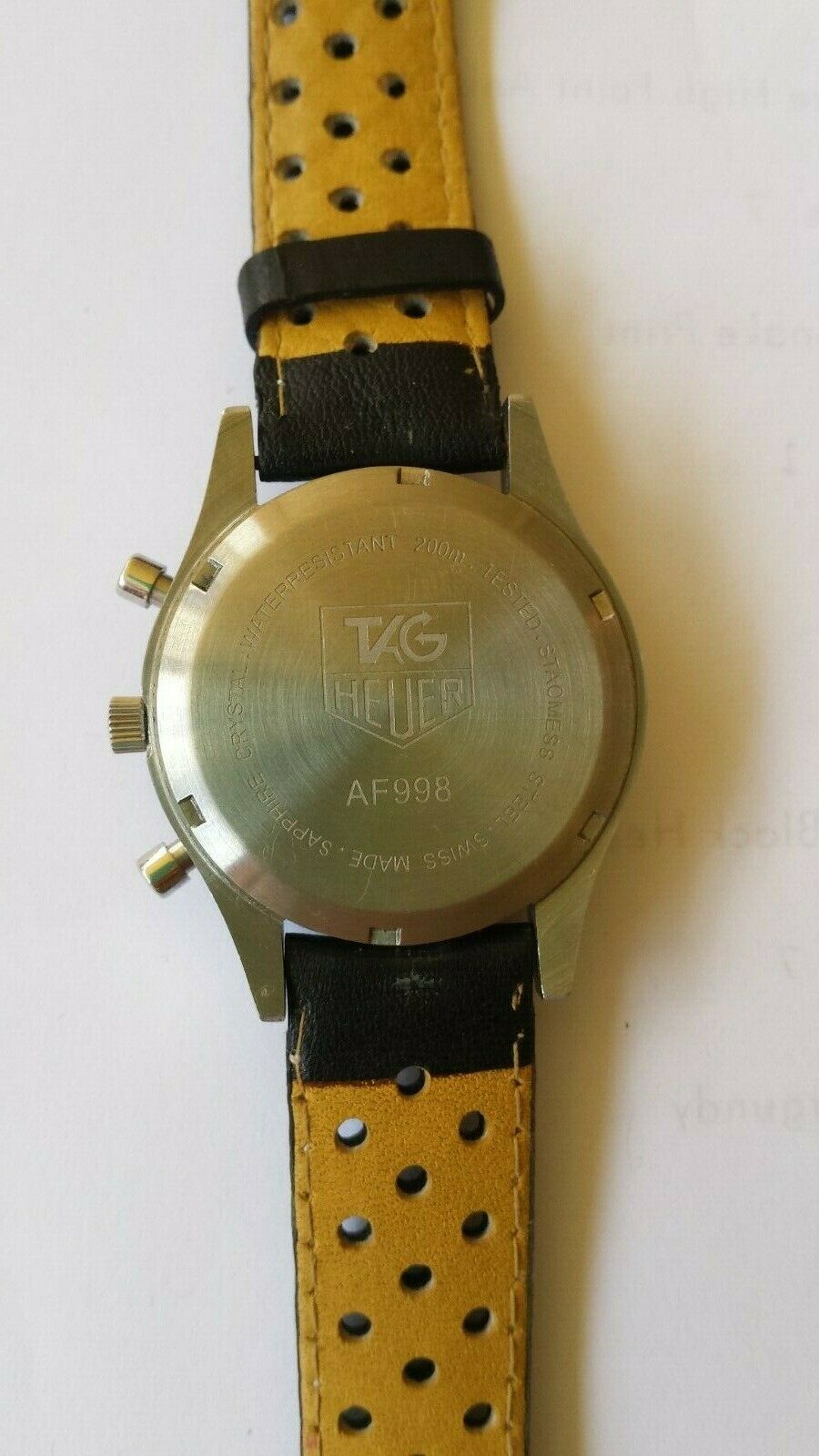 CARRERA TAG HEUER AUTOMATIC WATCH 200m water resistant