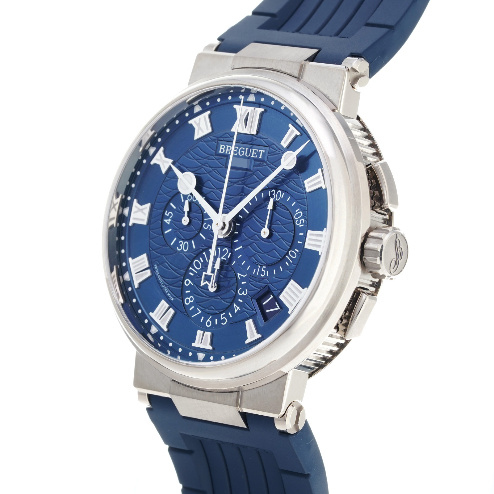 Used Breguet Marine Chronograph 5527BB Y2 5WV Blue Men s