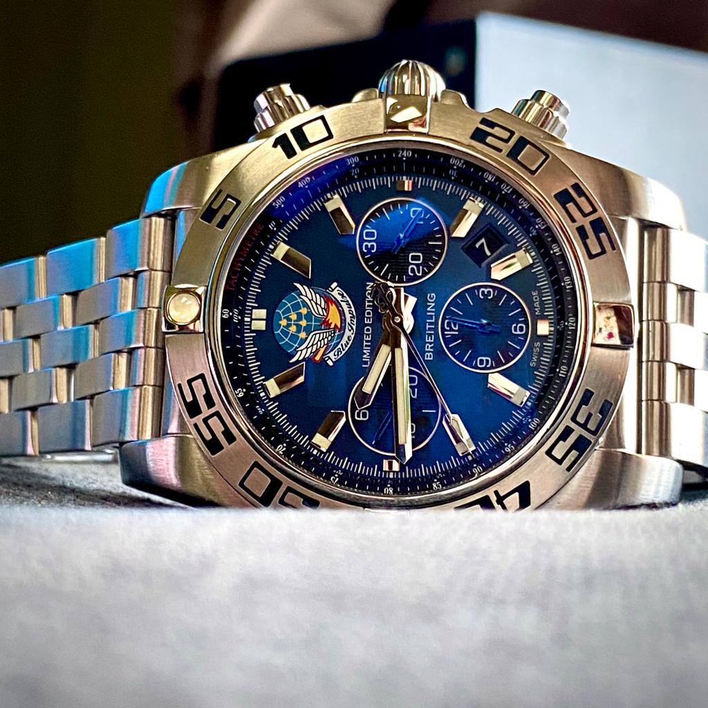 breitling chronomat blue impulse