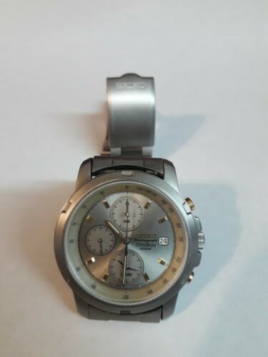 SEIKO 7T62 0BE0 TITANIUM CHRONOGRAPH ALARM. WatchCharts