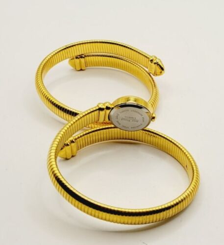 Joan Rivers Classics Collection Gold Tone Coil on sale Wrap Bracelet Wrist Watch Vintage