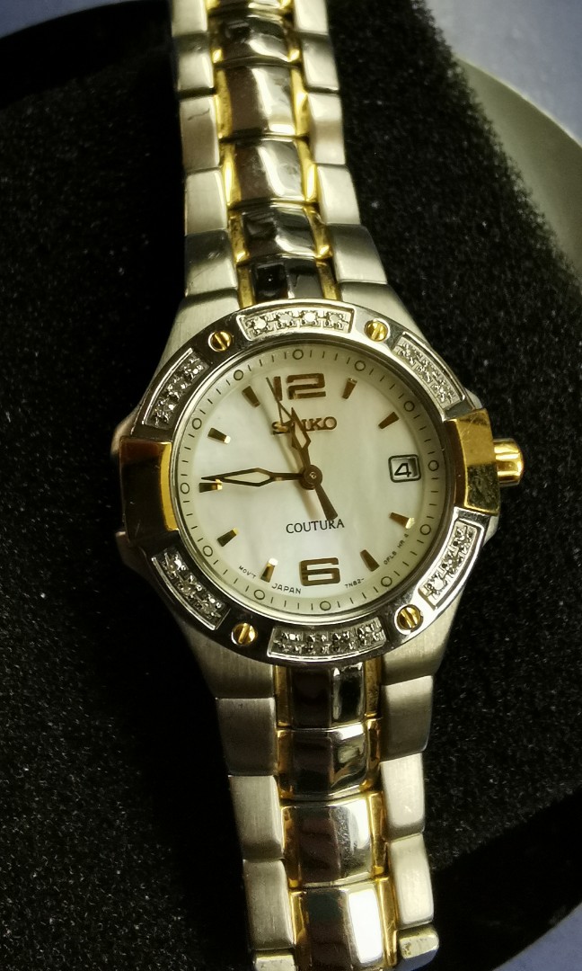 Seiko coutura ladies sale watch with diamonds