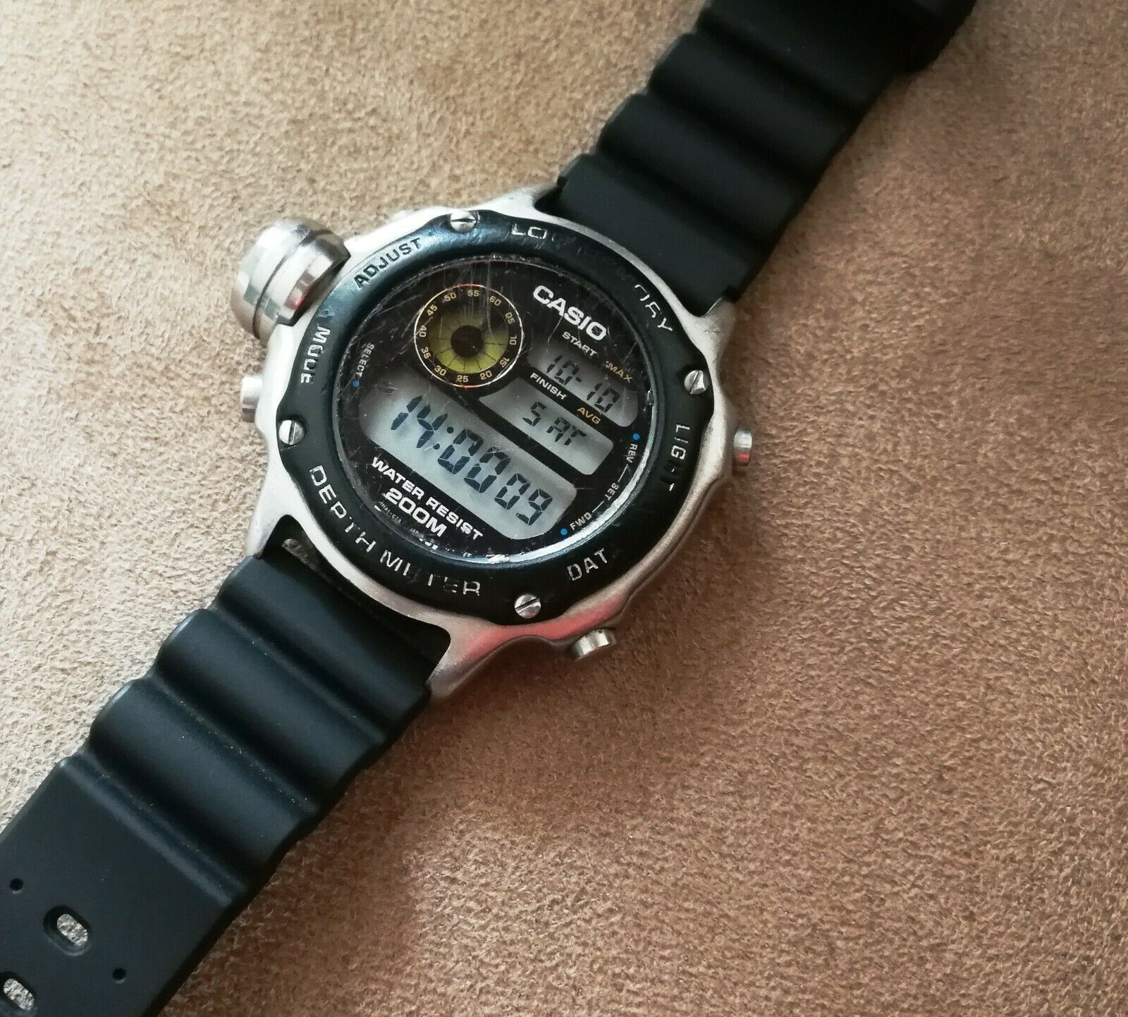 【T】CASIO DEP-510 LOG MEMORY 200m防水　不動 T】CASIO DEP-510 LOG MEMORY 200m防水 不動 - メルカリ