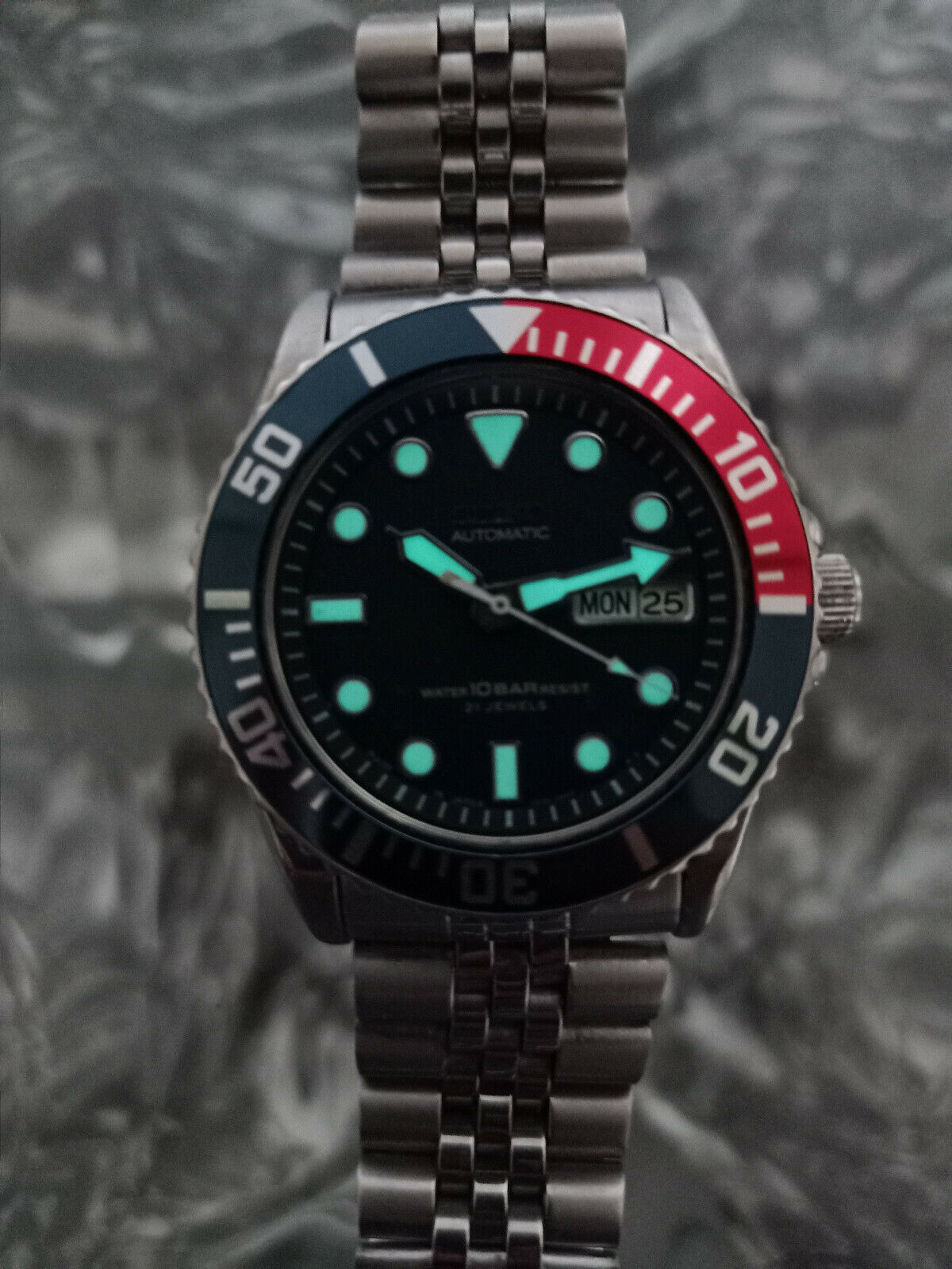 SEIKO DIVER 7S26-0040 SKX033J SUBMARINER AUTOMATIC MEN'S WATCH