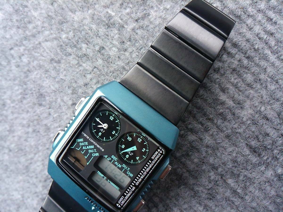 Citizen Ana Digi Temp Trans Continents Model Blue | WatchCharts Marketplace