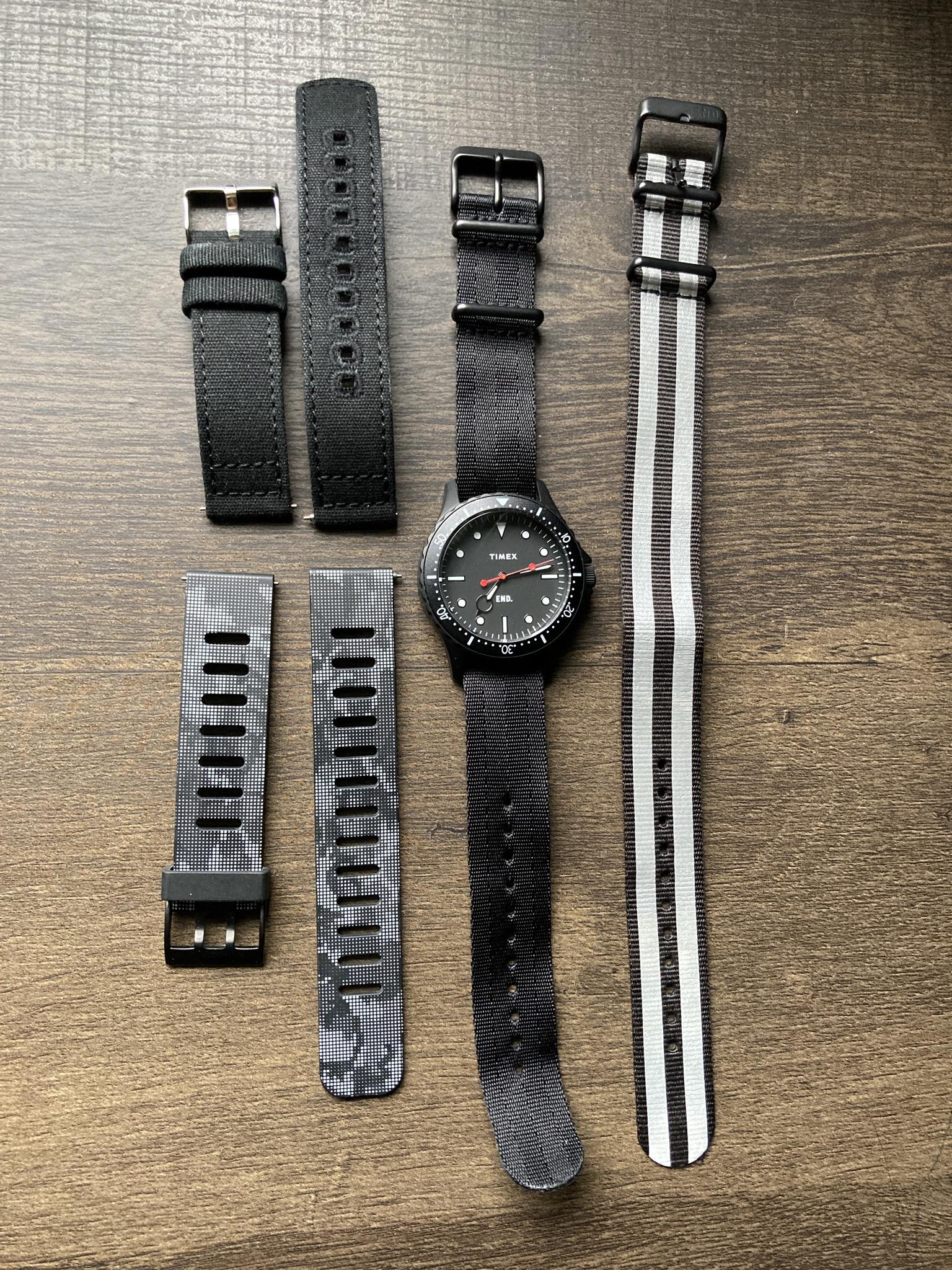 WTS] END. X TIMEX NAVI XL WATCH with 4 straps - $60 OBO | WatchCharts