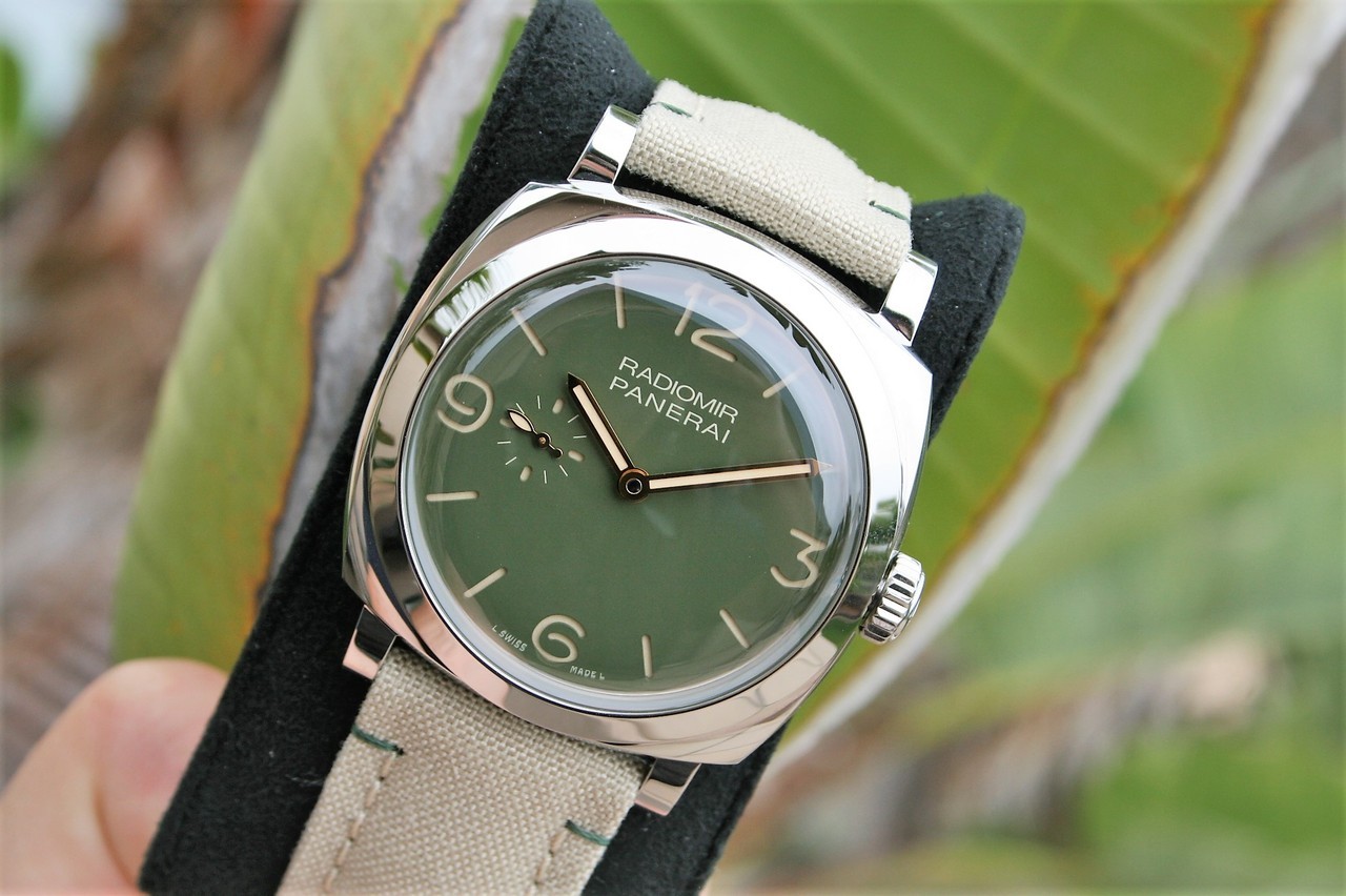 FS Panerai 995 Radiomir 45mm Military Green Dial Pam00995